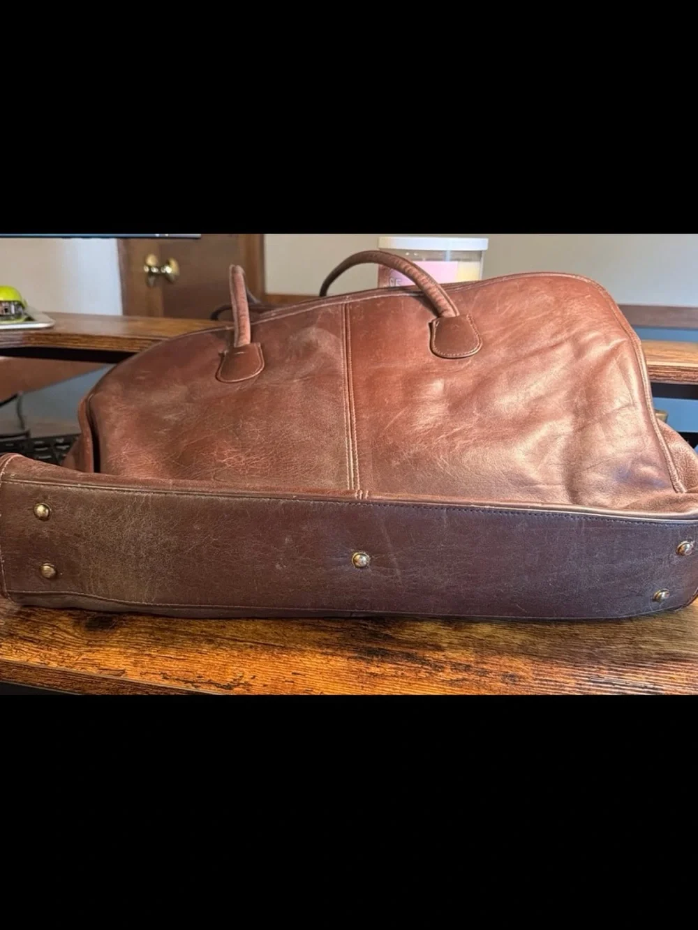 Coach Leather Briefcase Tote